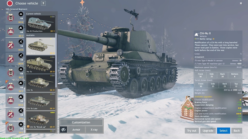 Chi-Nu II 10th Armored