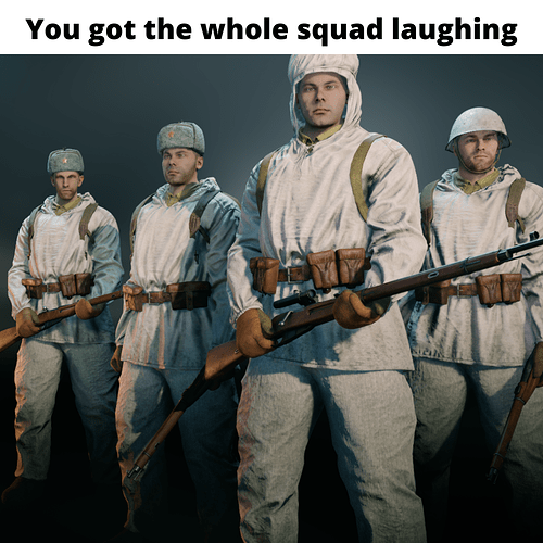 you got the whole squad laughing
