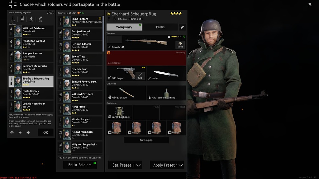Loadout Preset Design - Suggestions - Archive - Enlisted