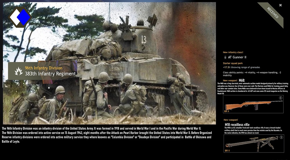 96th infantry regemente