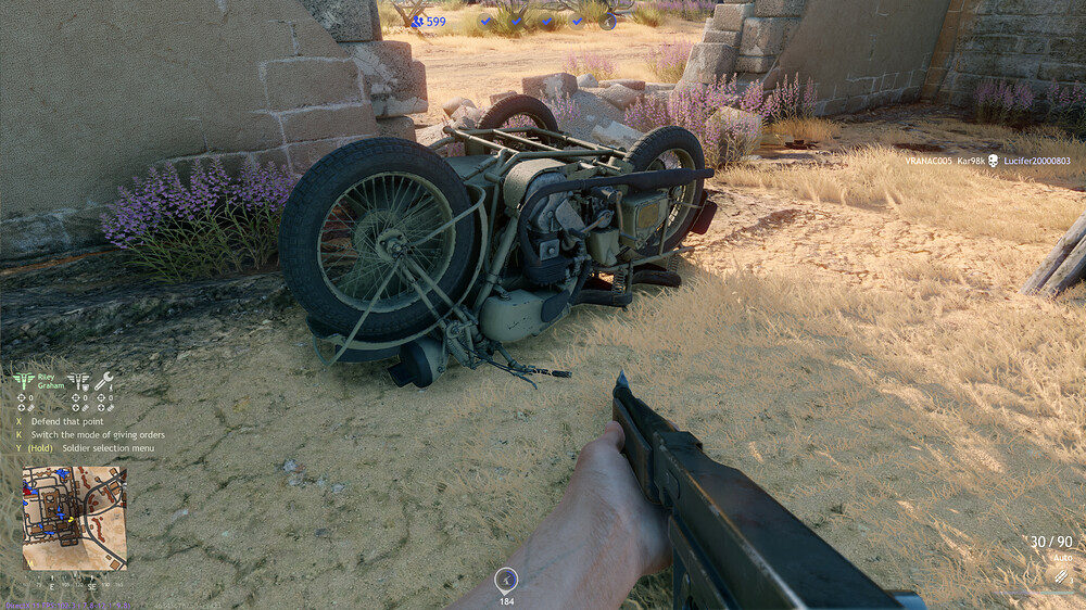 flipped bike