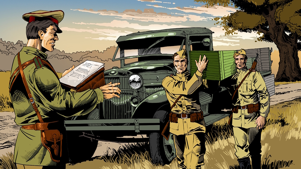 Supply Drop Number 3 Event Art featuring the regular infantry variant.