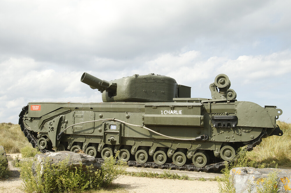 Churchill AVRE Graye-sur-Mer3