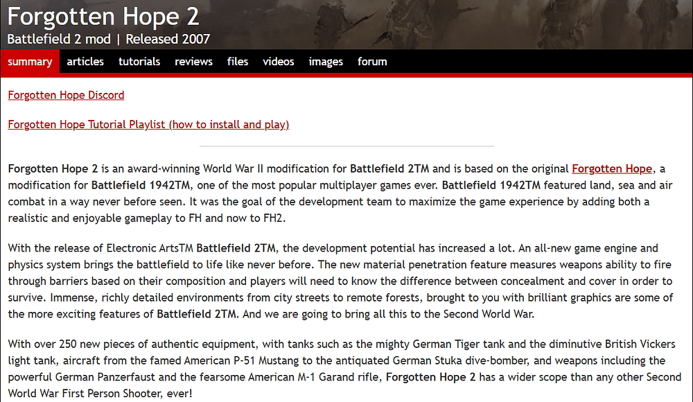 Before playing Enlisted, I had been playing FH2 for 3 years