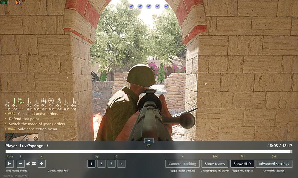 Dumbass bot crosses just as I am shooting