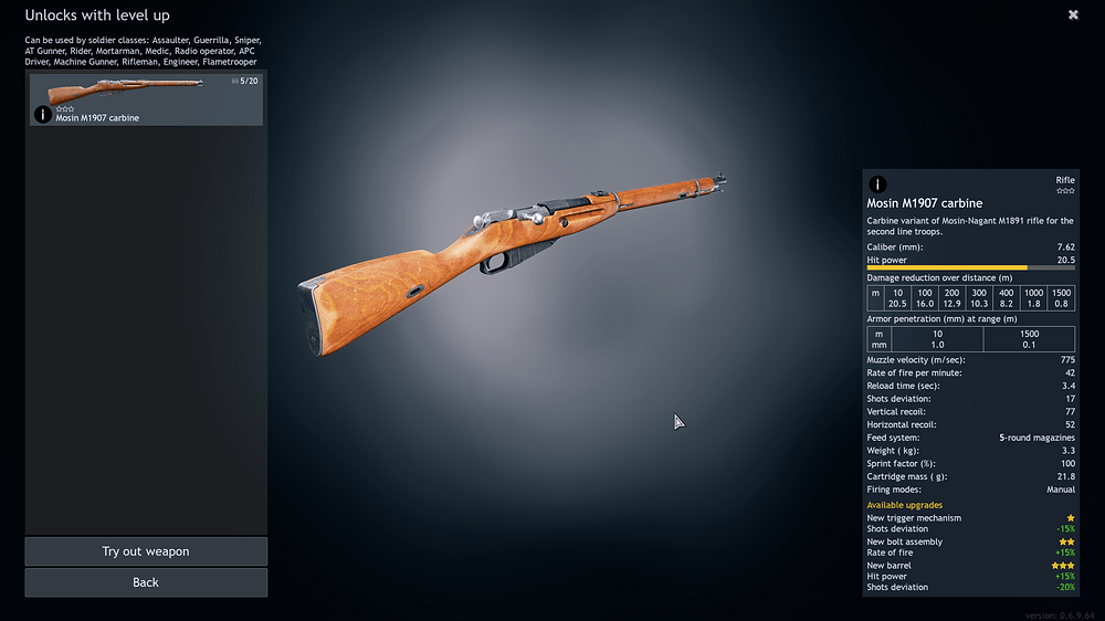 Mosin M1907 Carbine