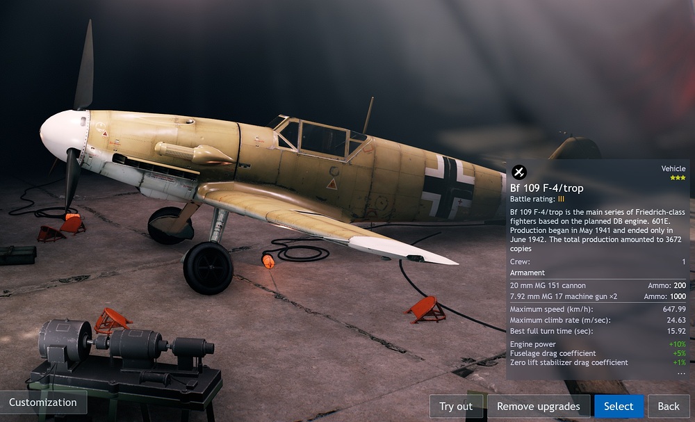 BF 109 F4