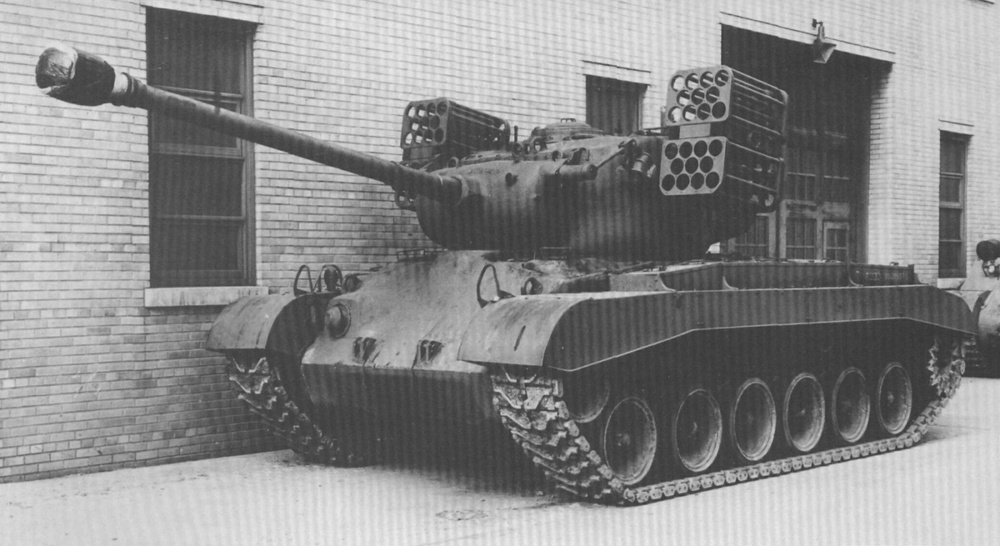 1600px-M26_with_T99_Rocket_Projector_-_photo