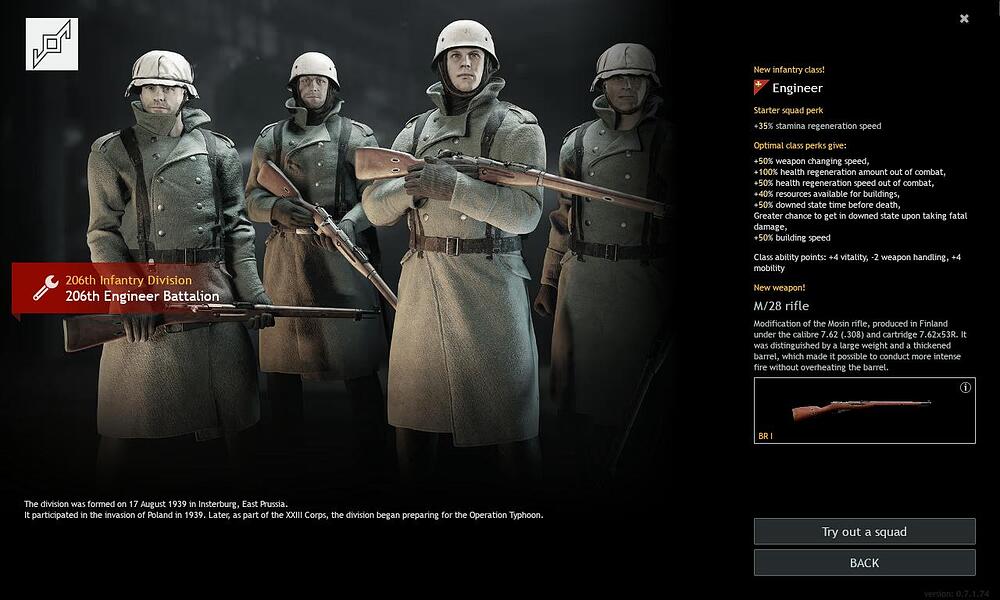 M28 Engineering squad