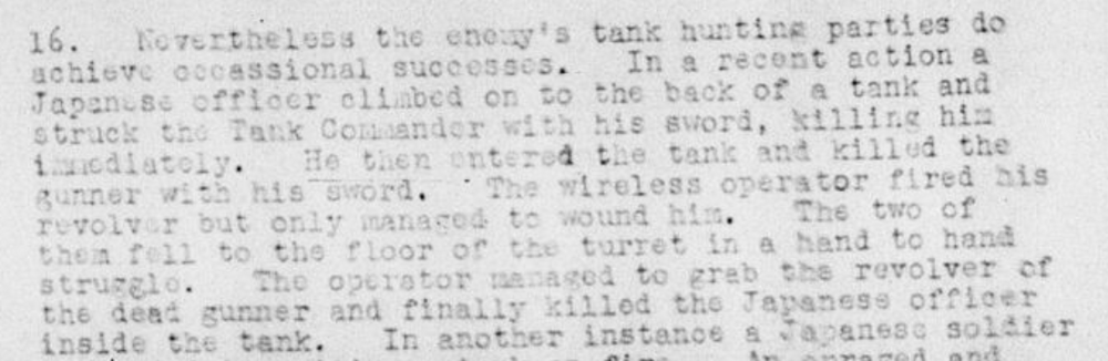 Burma sword vs tank 1