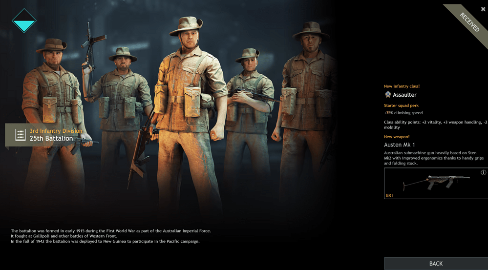 3rd Infantry Division - 25th Battalion