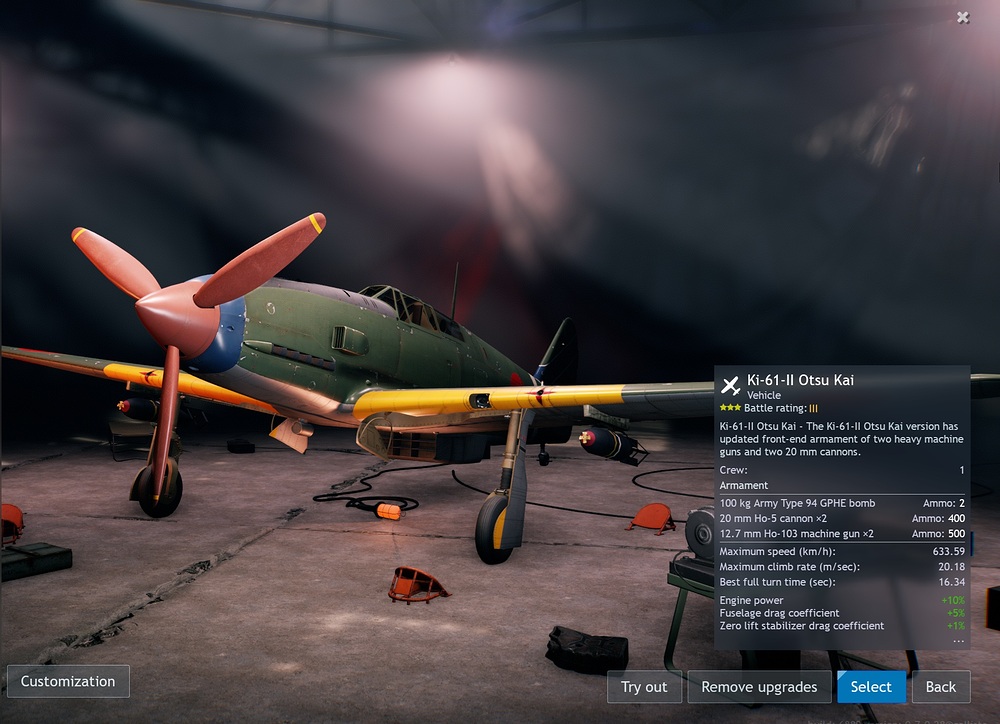 Ki-61_Otsu Kai