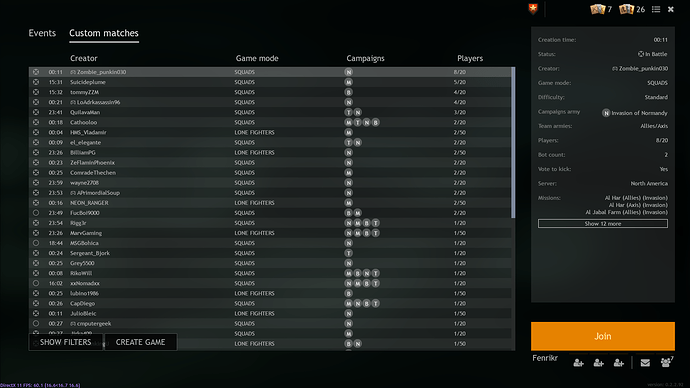 custom games dead