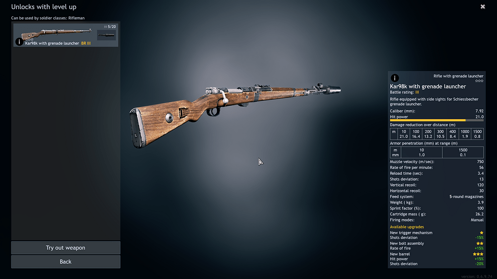 Kar98k with Grenade Launcher