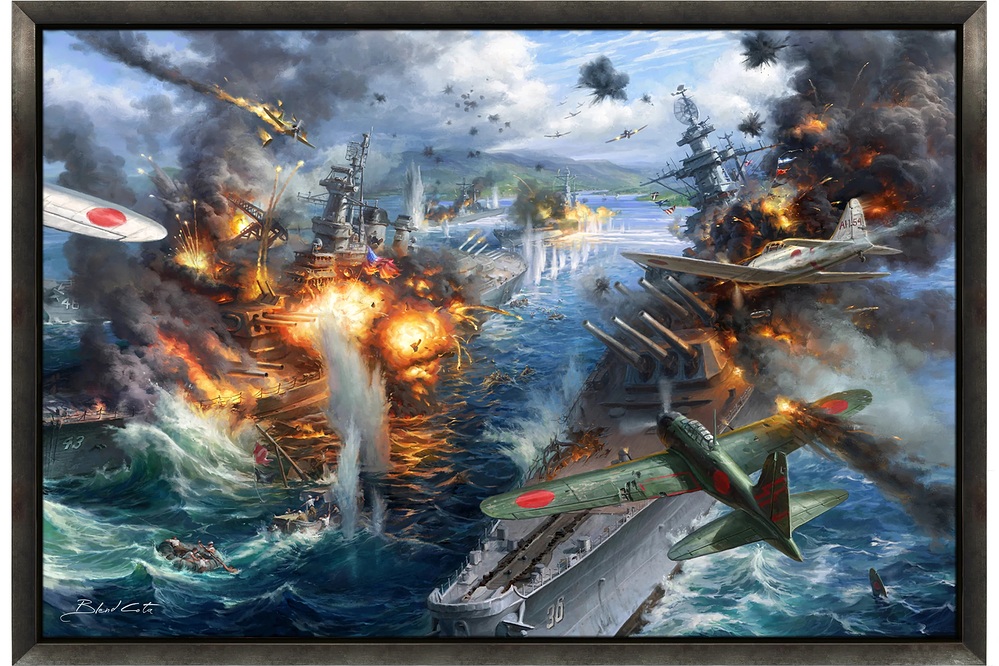 pearl-harbor-fighter-planes-original-oil-painting-realism-black-drop-box-frame_2890x