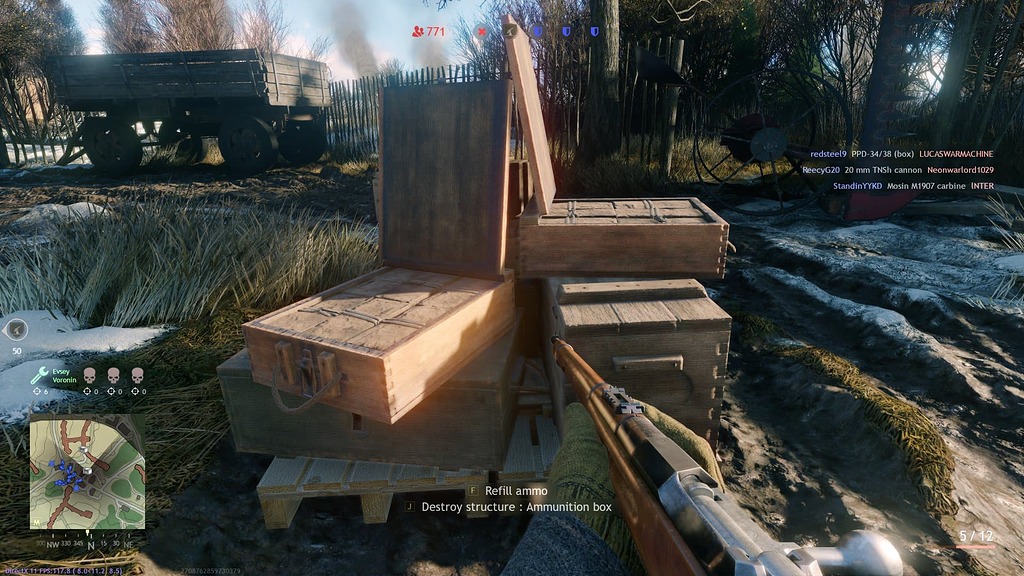 Build ammo boxes in tanks Suggestions Enlisted