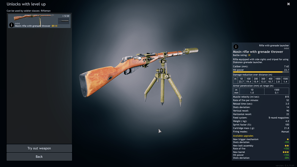 Mosin Rifle with Grenade Thrower