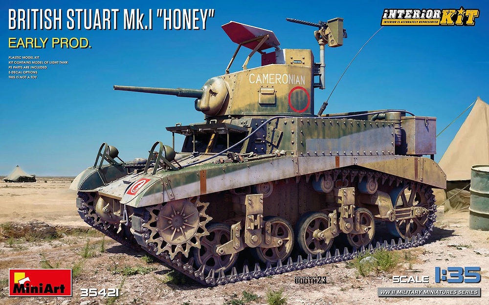35421 British Stuart MK.I Honey Early Prod. Interior Kit (1)