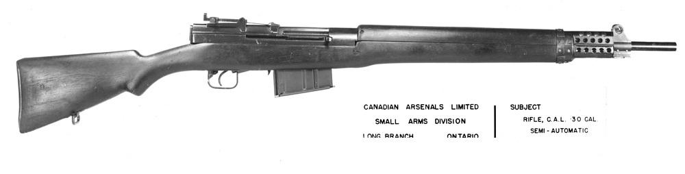 Canadian Arsenals Ltd. EX2 prototype automatic rifle