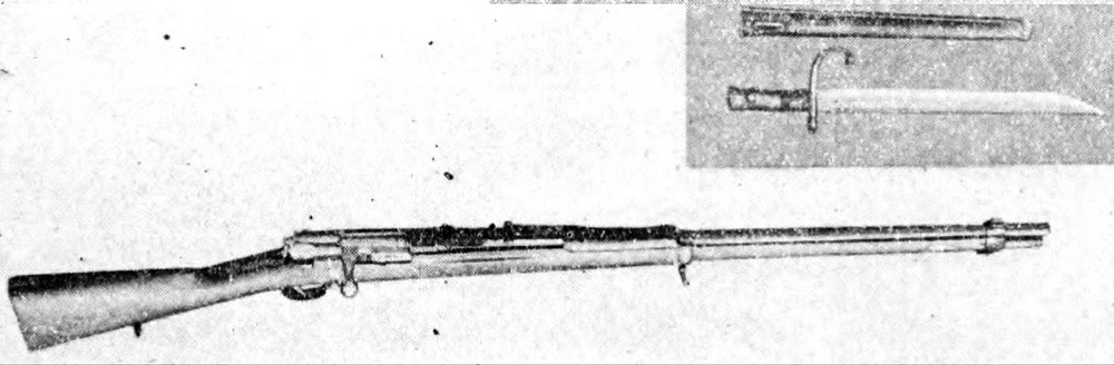 Murata Type 18 rifle (top) andMurata Type 22 carbine (bottom) - 10.97mm single shot