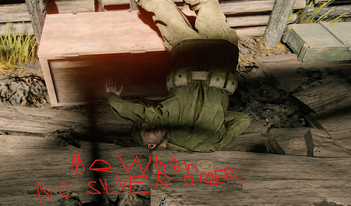Me when no silver order