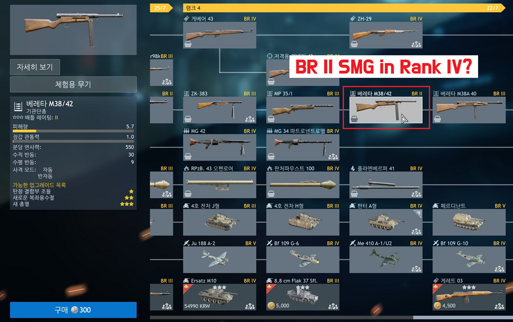 BR 2 SMG in Rank 4