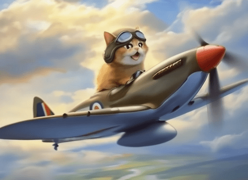 craiyon_072929_kitten_flying_in_a_Spitfire