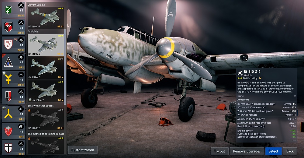 BG 110 G-2
