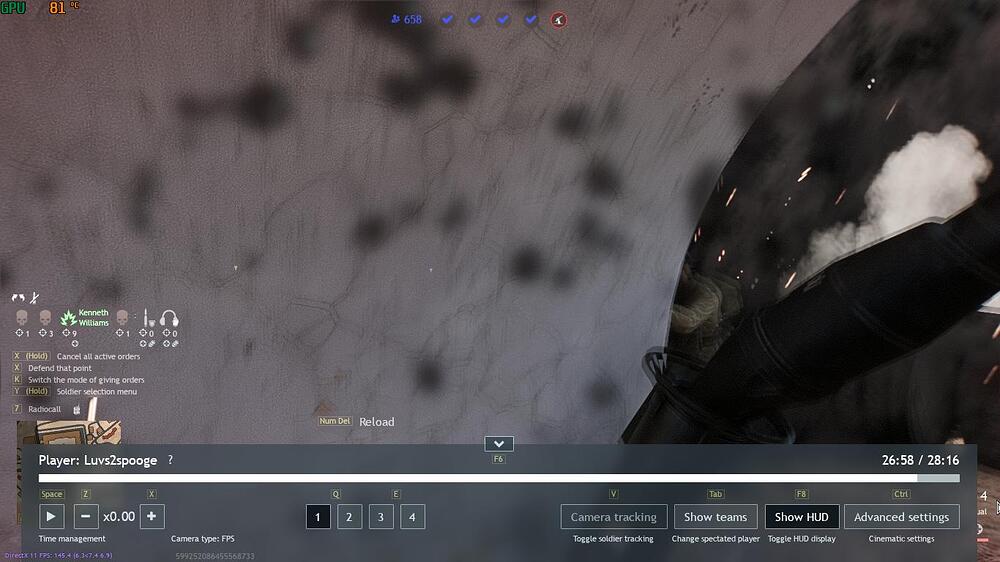 AT weapon aftermath reloading