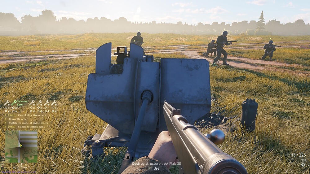 AA emplacement