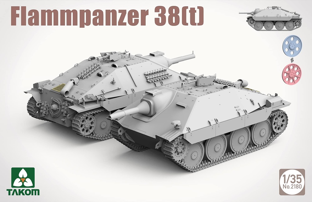 Takom Hetzer 35th scale Flammenpanzer JAgdpanzer 38(t)