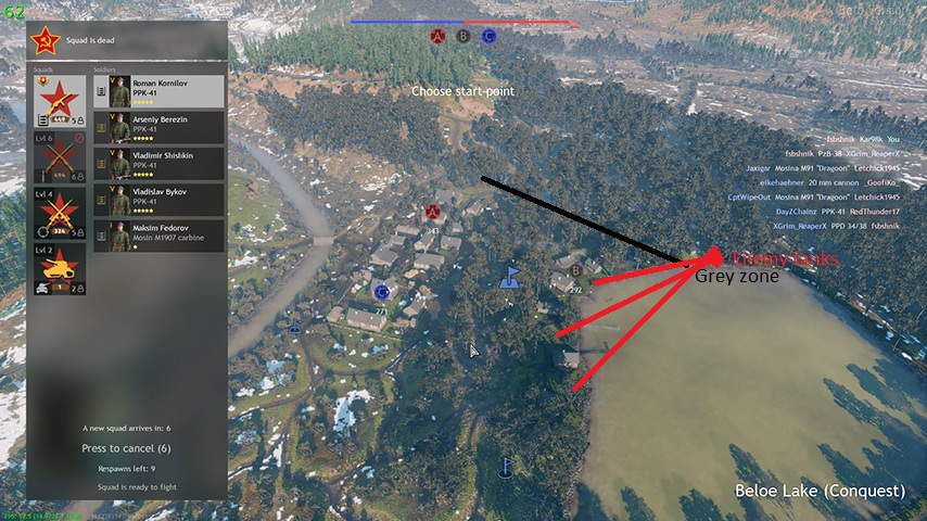 Enemy tanks Enlisted