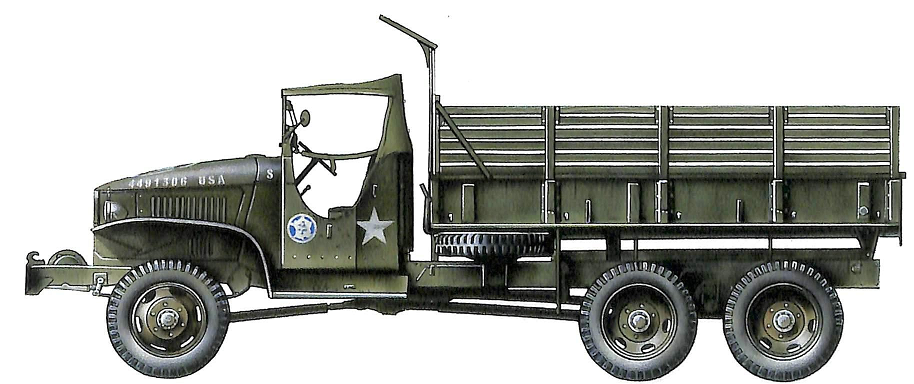 WW2 6x6 Transport Truck USA Model Without Cover