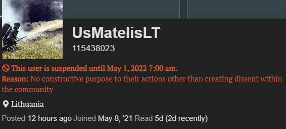 SS Banned UsMa