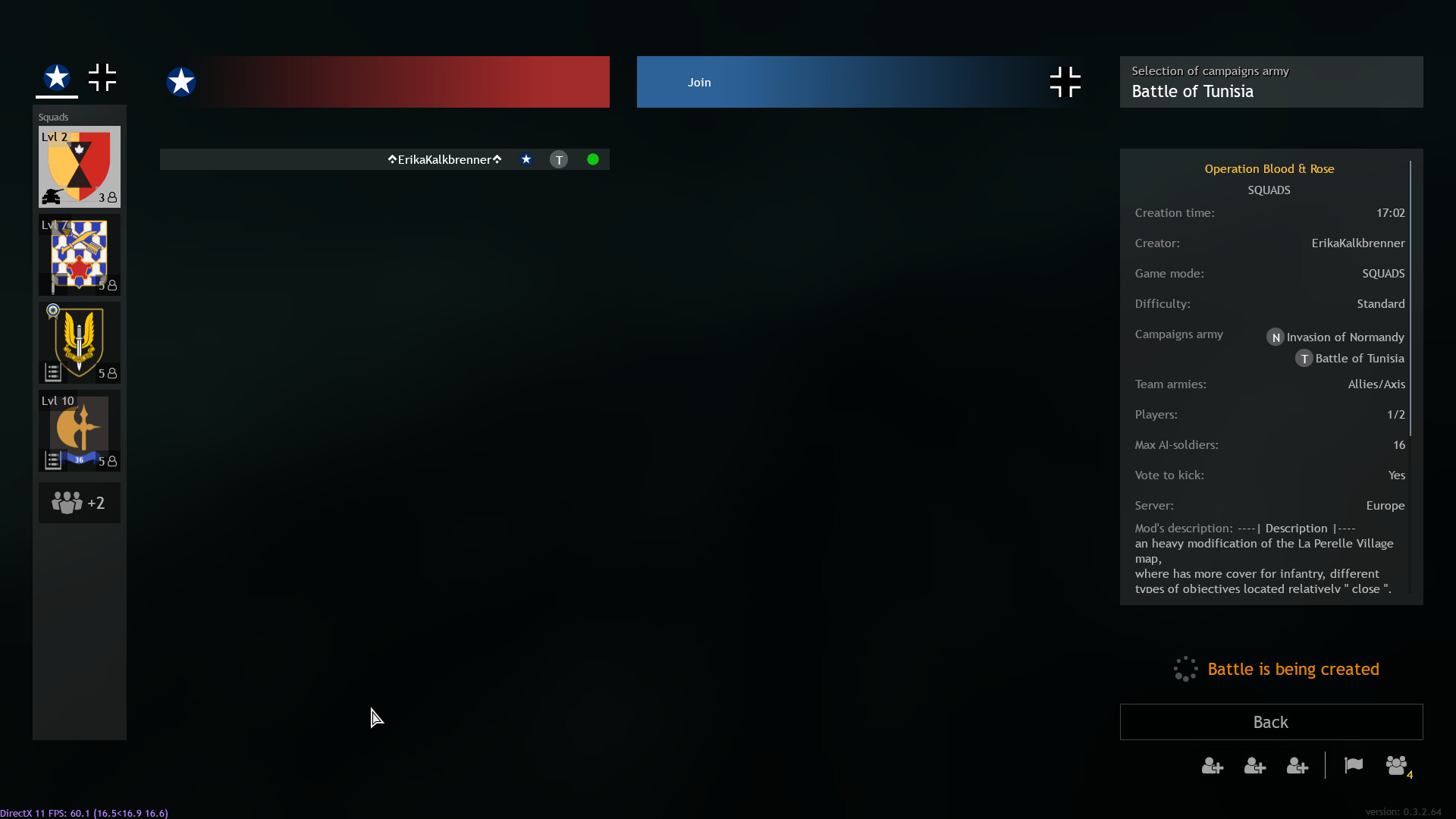 [0.3.2.62] Custom Match Selection Faction does not work on mods Bug