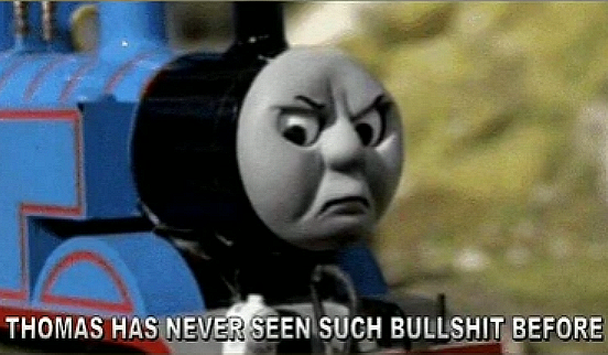 Thomas has never seen such bullshit