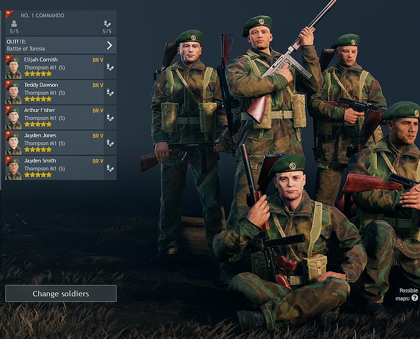 UK No 1 Commando squad