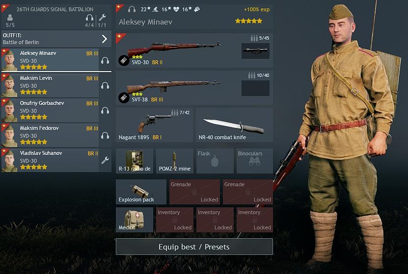 Soviets SVD 30 squad