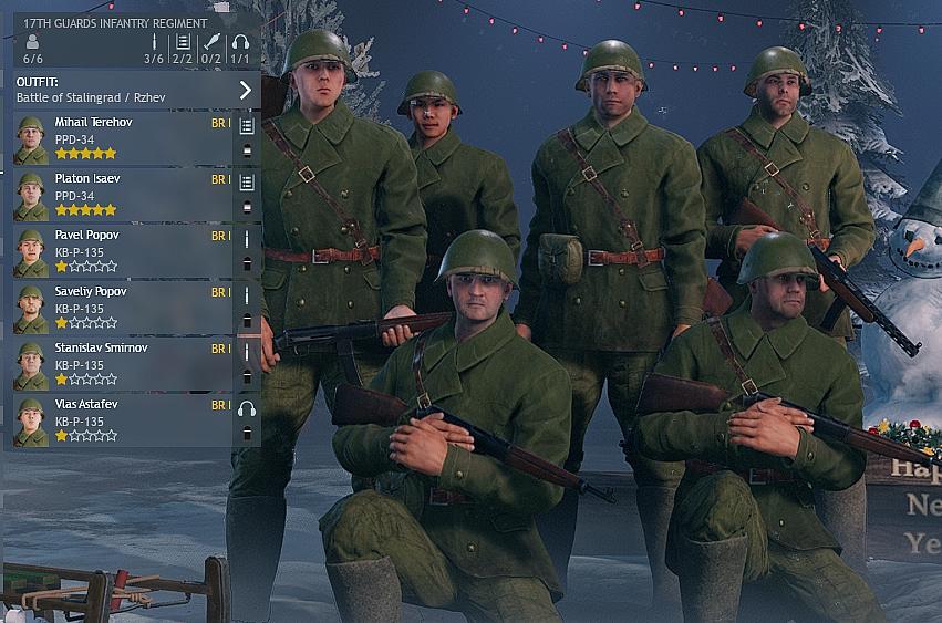 Soviet Mortar squad 17th Guards less Mortar men