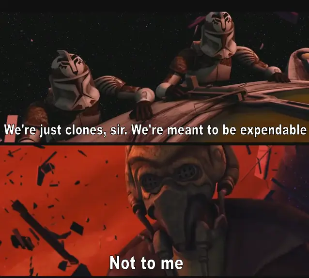 Not to me