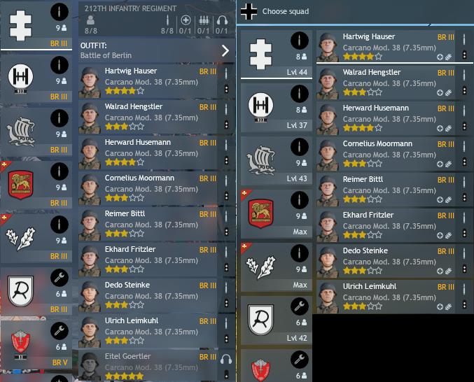 Nine man rifle squad missing radio man