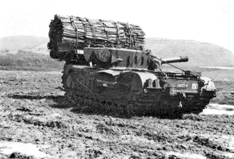 Churchill_VII_AVRE_With_Fascine