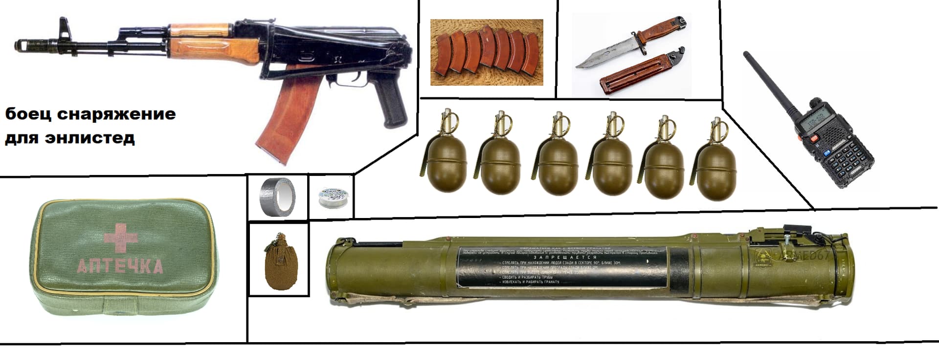 боец снаряжение