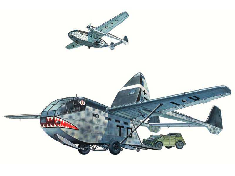 gotha go 242 with kübelwagen Crew 5