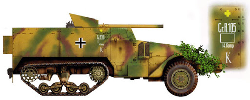 WW2 Half-Track With AT Cannon