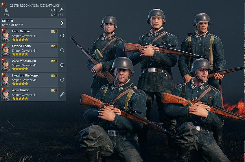 German 256th Recon G41 Sniper squad