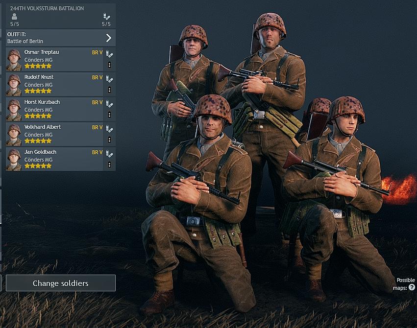 Conders MG squad complete