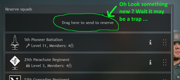 drag to reserve b