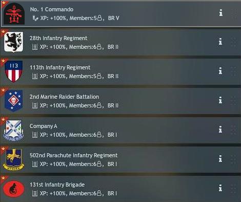 Allies Premium assaulter squads
