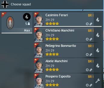 Premium Italian Flame squad with ZH-29